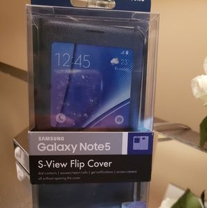 s view flip cover for Samsung note 5.